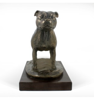 Staffordshire Bull Terrier figurka na drewnie Art-Dog